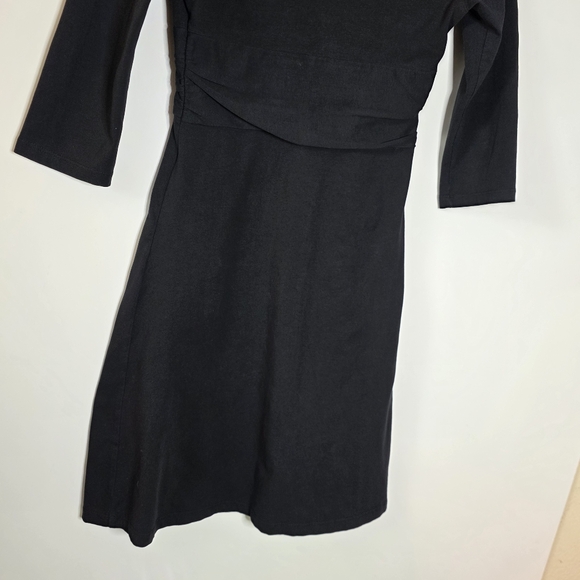 Patagonia black Margot Dress athleisure wear Casual 3/4 sleeve XS - Picture 10 of 10